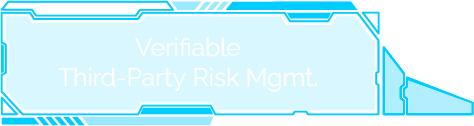 This banner tile reads Verifiable Third-Party Risk Management.